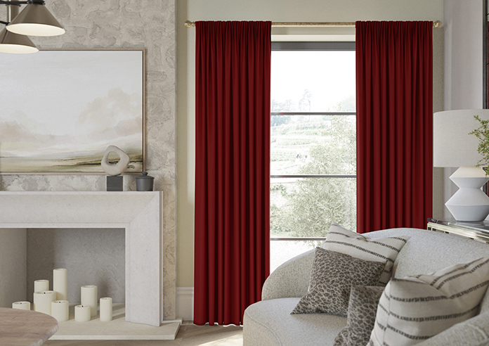 Windermere, Merlot - Made to Measure Curtains - Image 3